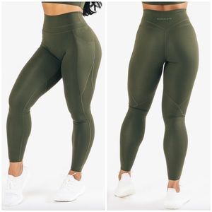 Alphalete Jupiter Green Alphalux Force Leggings